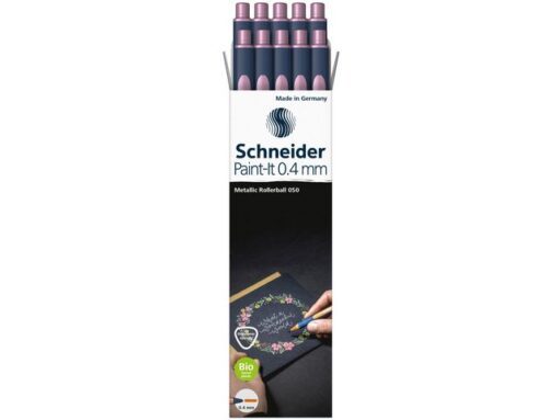 Metallic rollerball Schneider Paint-it 050 0.4mm roze       metallic