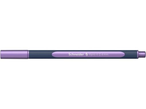Metallic rollerball Schneider Paint-it 050 0.4mm frosted    paars metallic