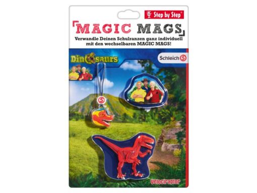 Magneet Step by Step Magic Mags Schleich Velociraptor