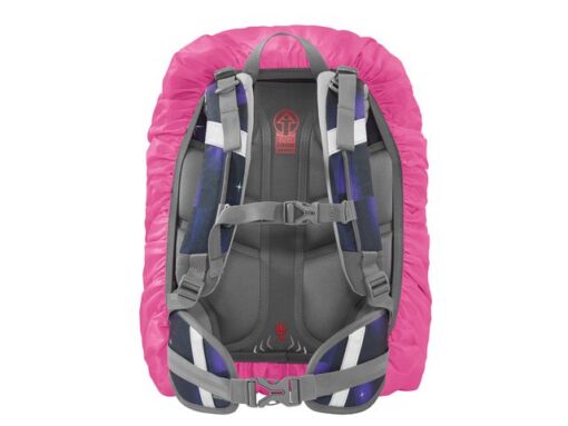 Regenhoes Step by Step nylon M fluoriserend rose