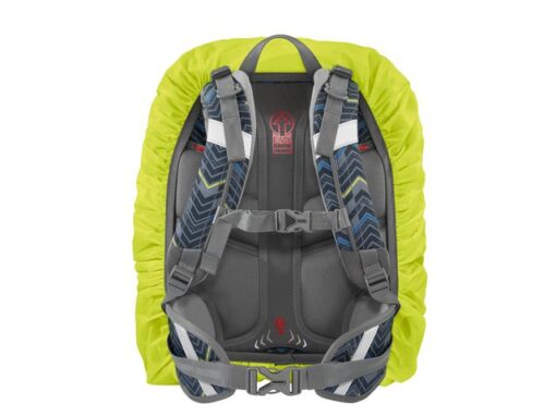 Regenhoes Step by Step nylon M fluoriserend geel