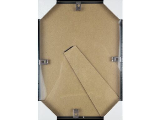 Fotolijst Seco A4 zwartkleurig Geborsteld aluminium. 11mm