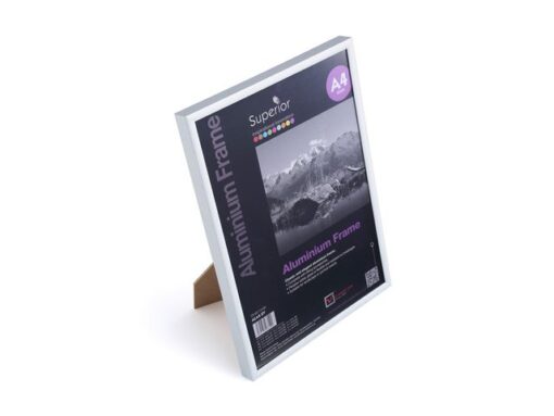 Fotolijst Seco A4 zilverkleur Geborsteld aluminium. 11mm