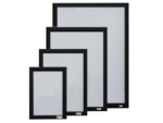 Kliklijst Seco A3 zwart 25mm Aluminium frame, anti-glans    PVC voorkant