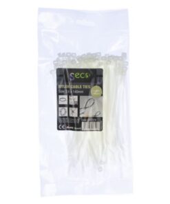 6 mm. Ideaal voor het opbergen van items of om kabels veilig en netjes bij elkaar te houden. PK 10x100