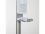 Standaar Seco handontsmetting 1.5m hoog. Met A3 lijst