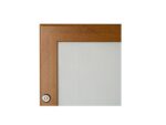 Posterlijst Seco A3 Perspex donker hout afsluitbaar