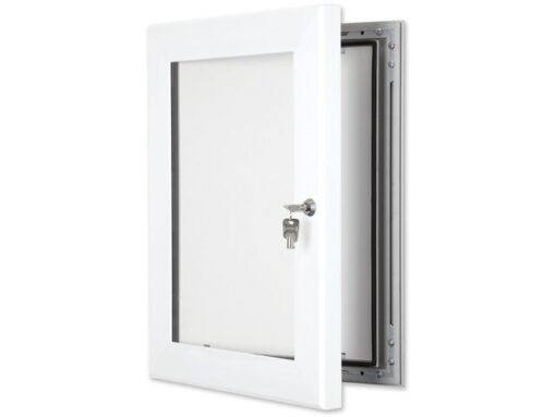 Posterlijst Seco A3 Perspex wit afsluitbaar