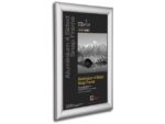 Kliklijst Seco A3 25mm aluminium frame, anti- glans PVC     voorkant
