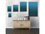 Kliklijst Seco A4 25mm aluminium frame, anti- glans PVC     voorkant