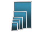 Kliklijst Seco A4 25mm aluminium frame, anti- glans PVC     voorkant