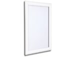 Kliklijst Seco A1 wit 25mm Aluminium frame, anti-glans PVC  voorkant