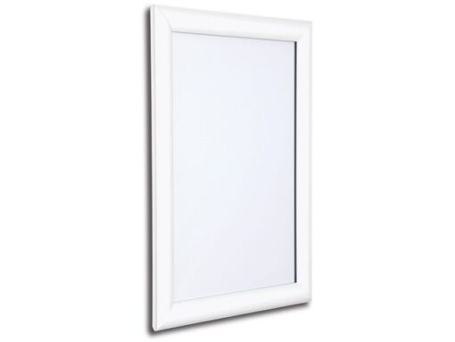 Kliklijst Seco A1 wit 25mm Aluminium frame, anti-glans PVC  voorkant