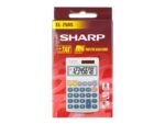 Calculator Sharp EL250S grijs-blauw hand 8 digit