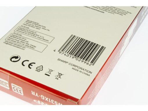 Calculator Sharp ELW531XGYR zwart-oranje wetenschappelijk   write view