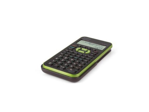 Calculator Sharp ELW531XHGR zwart-groen wetenschappelijk    write view