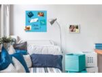 Sigel Glasmagneetbord BeBoard 450x450mm blauw