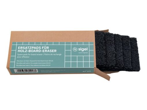Pads bordwisser Sigel voor 5 vervangende pads