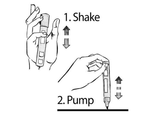 Krijtstift Sigel wit set 2 stuks ronde- en beitelpunt