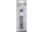 Krijtstift Sigel wit 2stuks ronde punt 1-2 mm
