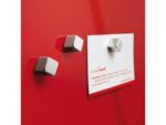 Magneten Sigel voor glasbord set 10stuks zilverkleurig C5   sterk 10x10x10mm