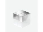 Magneten Sigel voor glasbord set 4stuks zilverkleurig C10   Extra-sterk 20x10x20mm