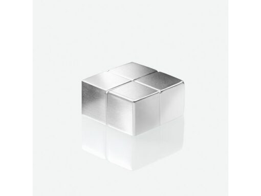 Magneten Sigel voor glasbord set 4stuks zilverkleurig C10   Extra-sterk 20x10x20mm