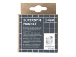 Magneten Sigel voor glasbord set 2stuks zilverkleurig C20   Super-sterk 20x20x20mm