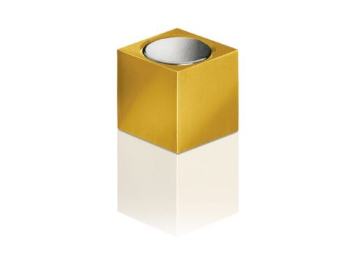 Magneten Sigel voor glasbord set 3kleuren C5 sterk          11x11x11mm titaangrijs/koper/goud