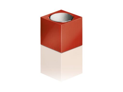 Magneten Sigel voor glasbord set 3kleuren C5 sterk          11x11x11mm blauw, rood en groen