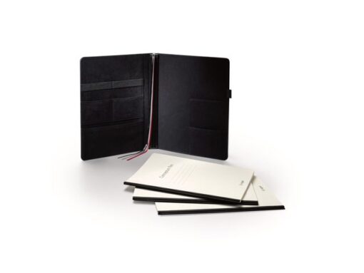 Sigel Business Organiser Conceptum Flex Kunstleer, A4, zwart,     gevuld met schrift gelinieerd, to-do-list schrift en