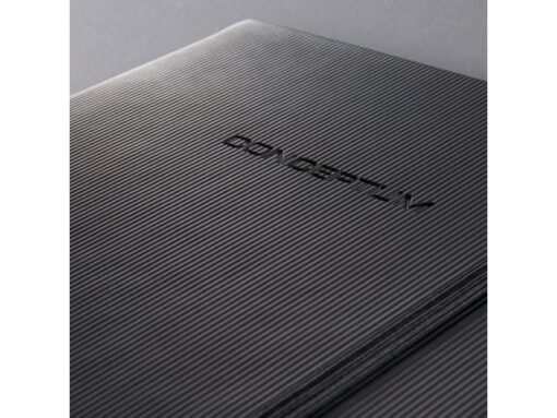 Sigel Notitieboek Conceptum Pure tablet maat zwart 5mm ruit       hardcover. Genummerde pagina's, inhoudsopgave, sluiting