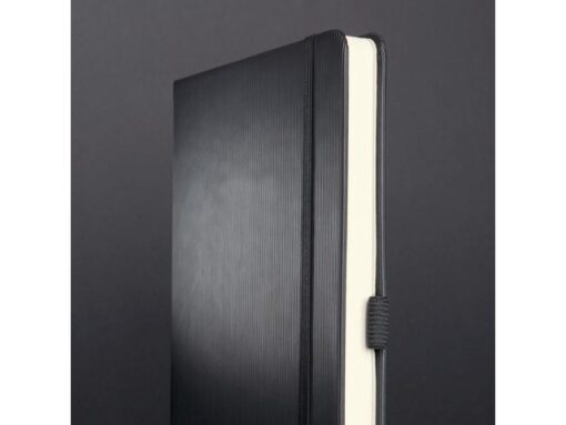 Sigel Notitieboek Conceptum Pure A6 zwart gelinieerd hardcover.   Genummerde pagina's, inhoudsopgave, sluiting d.m.v.