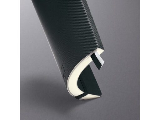 Sigel Notitieboek Conceptum Pure A5 zwart 5mm ruit softcover.     Genummerde pagina's, inhoudsopgave, sluiting d.m.v.