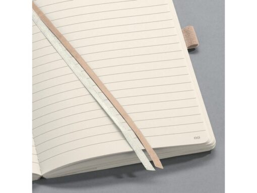 Sigel Notitieboek Conceptum A4 Beige gelinieerd softcover.        Genummerde pagina's, inhoudsopgave, sluiting d.m.v.