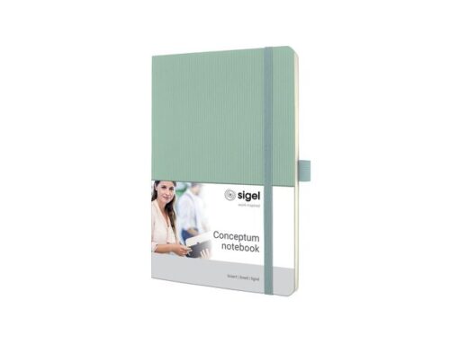 Sigel Notitieboek Conceptum A5 MINT GREEN lijn 194pag 80gr SC