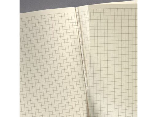 Sigel Notitieboek Conceptum A4 Beige 5mm ruit hardcover.          Genummerde pagina's, inhoudsopgave, sluiting d.m.v.