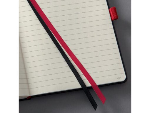 Sigel Notitieboek Conceptum RED Edition A5 zwart gelinieerd       hardcover. Genummerde pagina's, inhoudsopgave, sluiting