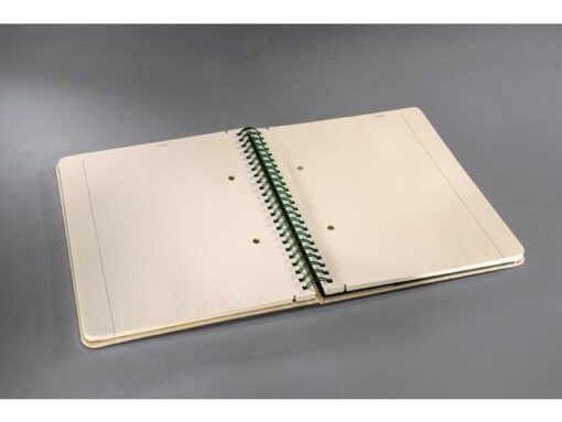 Sigel Notitieboek Conceptum Nature Edition Bamboo A5 spiraal      punt-gelijnd hardcover. 160 pagina's extra zwaar 100 grams
