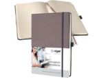 Sigel Notitieboek Conceptum A4 taupe punt-gelijnd 194pag 80gr HC