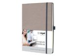 Sigel Notitieboek Conceptum A4 beige punt-gelijnd 194pag 80gr HC