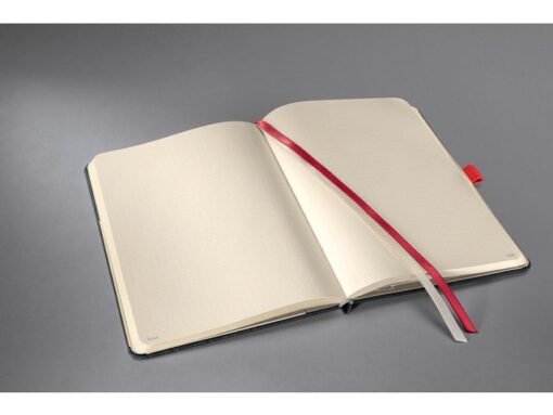 Sigel Notitieboek Conceptum A5 grijs-rood punt-gelijnd 194pag     80gr HC