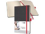 Sigel Notitieboek Conceptum A5 grijs-rood punt-gelijnd 194pag     80gr HC