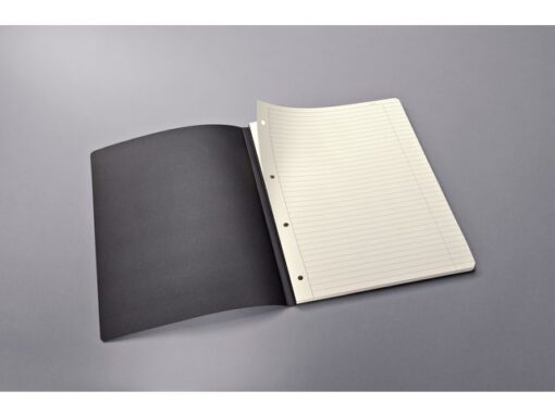 Sigel Schrijfblok Conceptum A4 zwart gelinieerd hardcover 120     pagina's 80 grams chamoiskleurig papier. Met quickpocket.