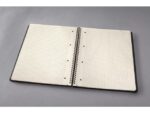 Sigel Notitieblok Conceptum A4 zwart 5mm ruit hardcover. 160      pagina's 80 grams chamoiskleurig papier. Met quickpocket.