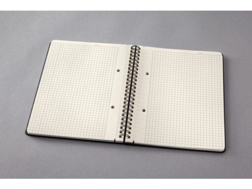 Sigel Notitieblok Conceptum A5 zwart 5mm ruit hardcover. 160      pagina's 80 grams chamoiskleurig papier. Met quickpocket.