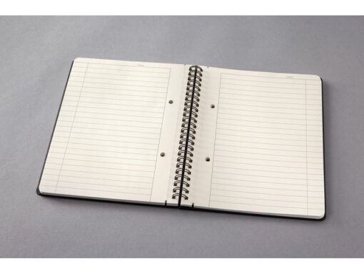 Sigel Notitieblok Conceptum A5 zwart gelinieerd hardcover. 160    pagina's 80 grams chamoiskleurig papier.M et quickpocket.