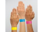 Evenementenbandjes Sigel super soft, 255x25mm 120 stuks     neon blauw