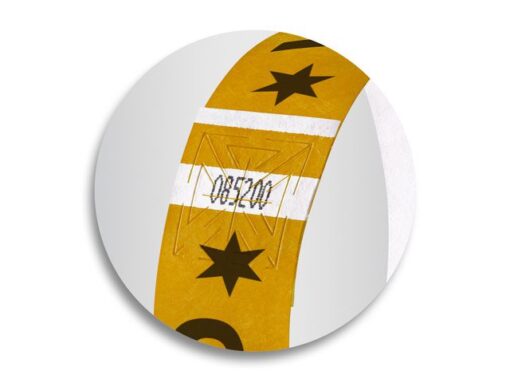 Evenementenbandjes Sigel super soft, 255x25mm 120 stuks VIP