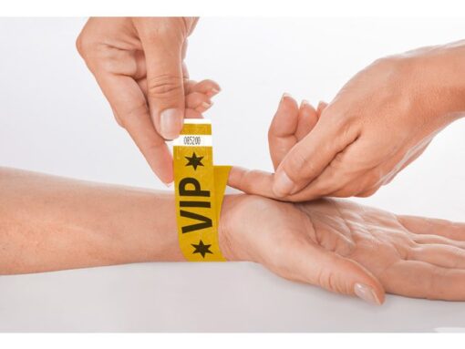 Evenementenbandjes Sigel super soft, 255x25mm 120 stuks VIP